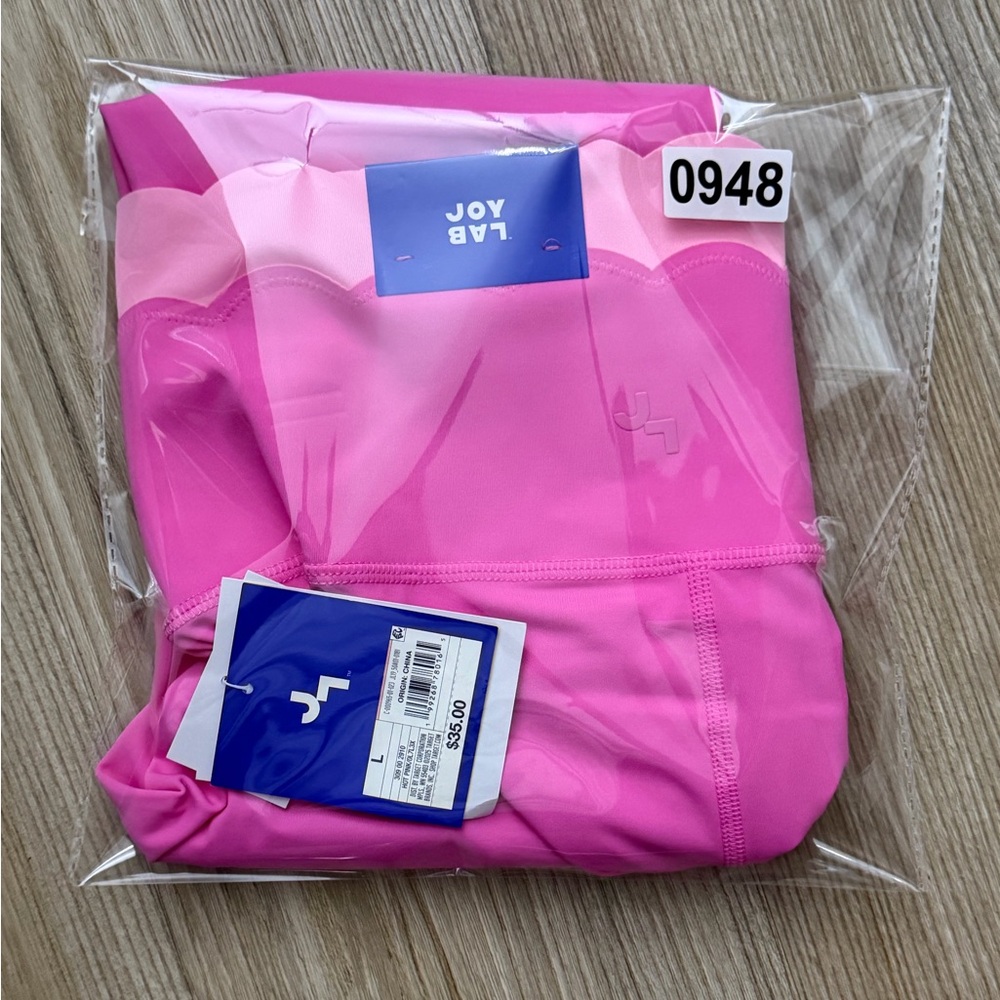 JoyLab Women's High-Rise Scallop Leggings - Pink - XXS, L & XXL - Picture 14 of 17